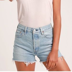 501® High Rise Cut-Off Shorts NWT